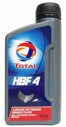 Total   DOT 4, "Brake Fluid HBF 4", 0.5