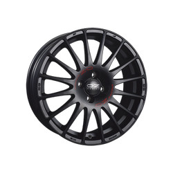   Oz Superturismo GT 19/8 ET48 Matt black + red lettering |  WHS057054