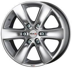   Mak Sierra 18/7,5 ET25 Hyper silver |  WHS029083