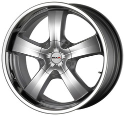   Mak G-Five 20/9 ET35 Hyper silver steel lip |  WHS058988