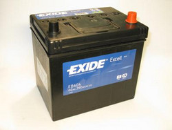 Аккумуляторная батарея Exide 60 А/ч, 390 А | Артикул EB604