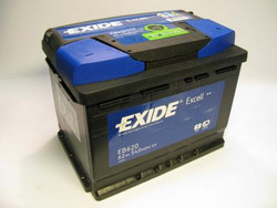 Аккумуляторная батарея Exide 62 А/ч, 540 А | Артикул EB620