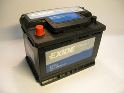 Аккумуляторная батарея Exide 55 А/ч, 460 А | Артикул EC551