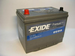 Аккумуляторная батарея Exide 75 А/ч, 630 А | Артикул EA755