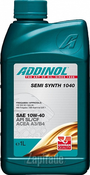 Купить моторное масло Addinol Semi Synth 1040,  в интернет-магазине в Ханты-Мансийске