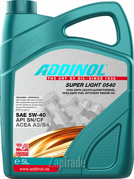 Купить моторное масло Addinol Super Light 0540,  в интернет-магазине в Ханты-Мансийске