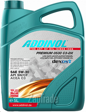 Купить моторное масло Addinol Premium 0530 C3-DX,  в интернет-магазине в Ханты-Мансийске